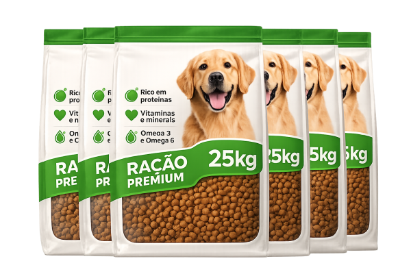 150kg de ração para CACHORROS